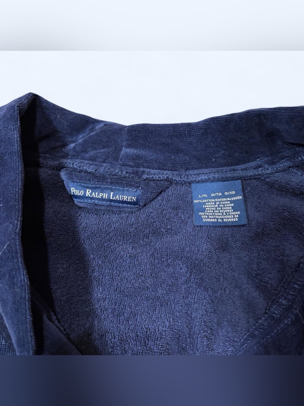 Polo Ralph Lauren Blue Robe! - Picture 3 of 8
